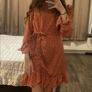 🆕Missguided Terracotta/Dark Peach Dress🆕